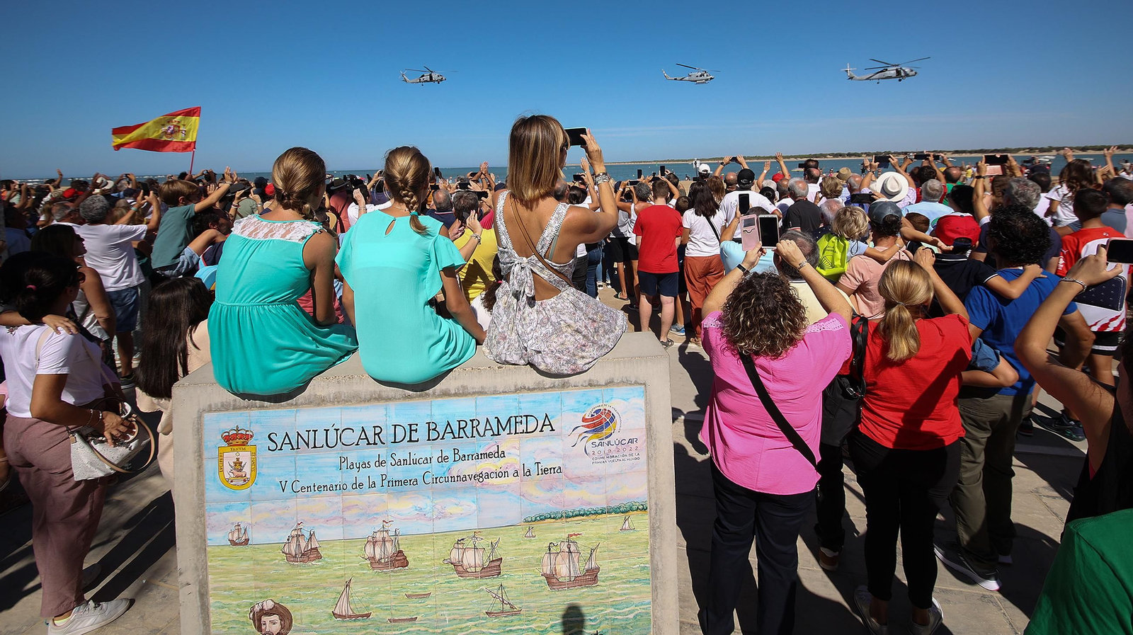 Así estaba Sanlúcar por los actos de V Centenario y La Vuelta Ciclista