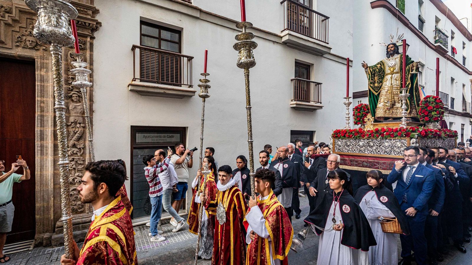 El encuentro del Señor de La Cena y la Virgen de los Dolores