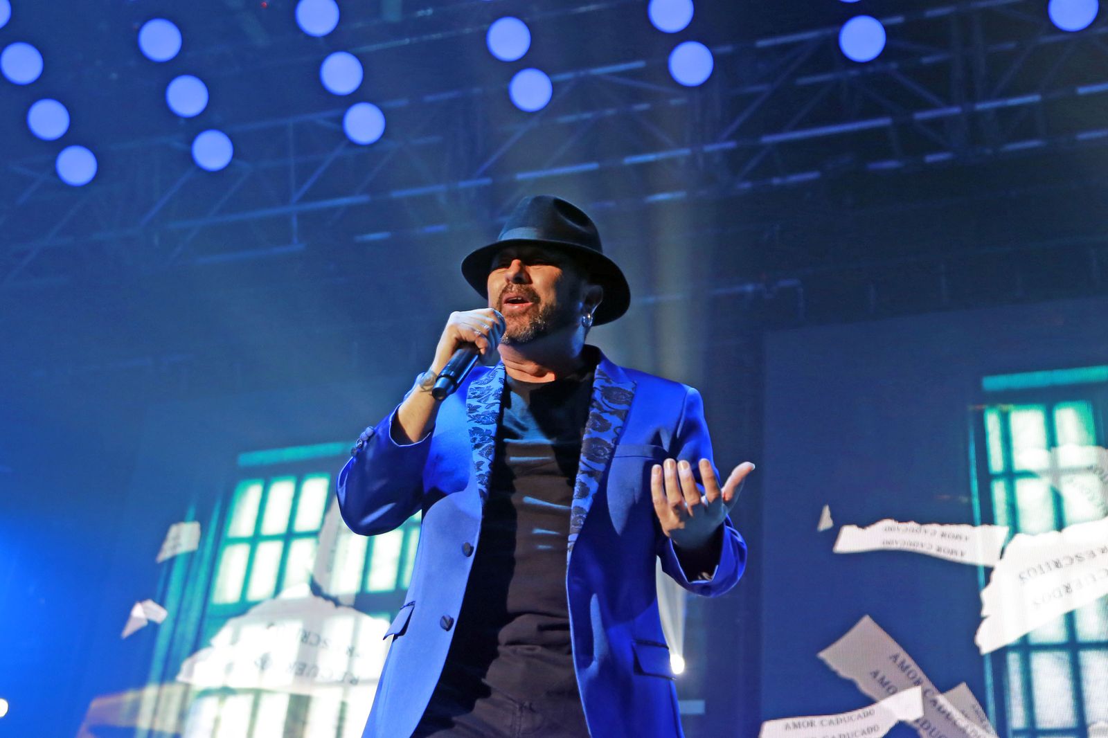 Un momento de la actuación anoche en Jerez.