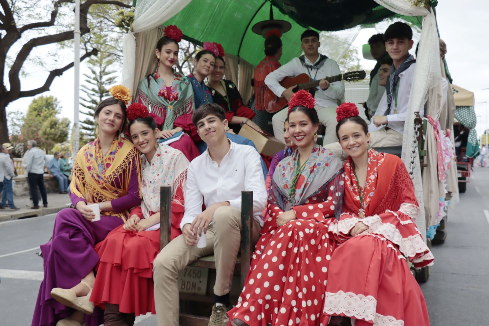 Imágenes de los carros de la Hermandad del Rocío de Huelva