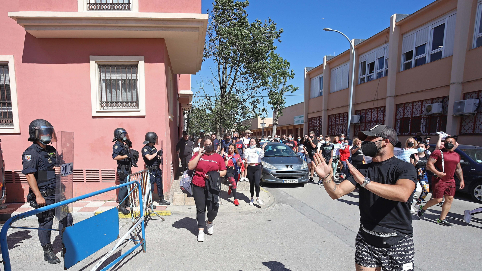 Fotos de la manifestación de La Atunara en La Línea