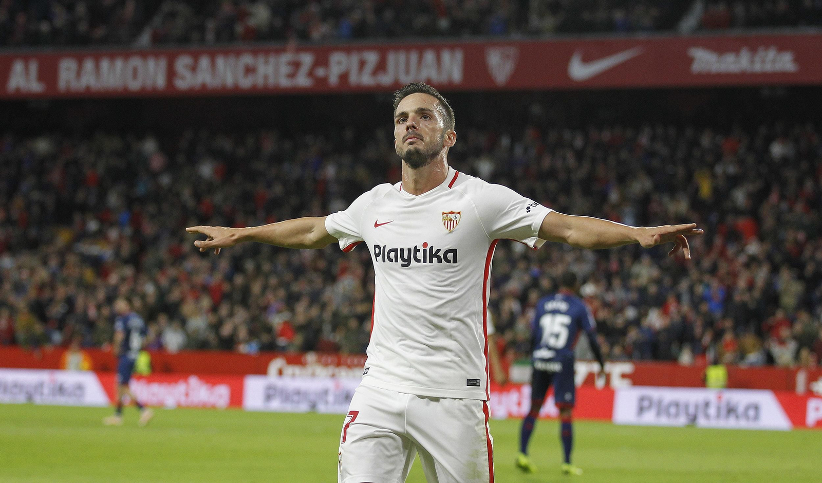 El Sevilla-Huesca, en imágenes