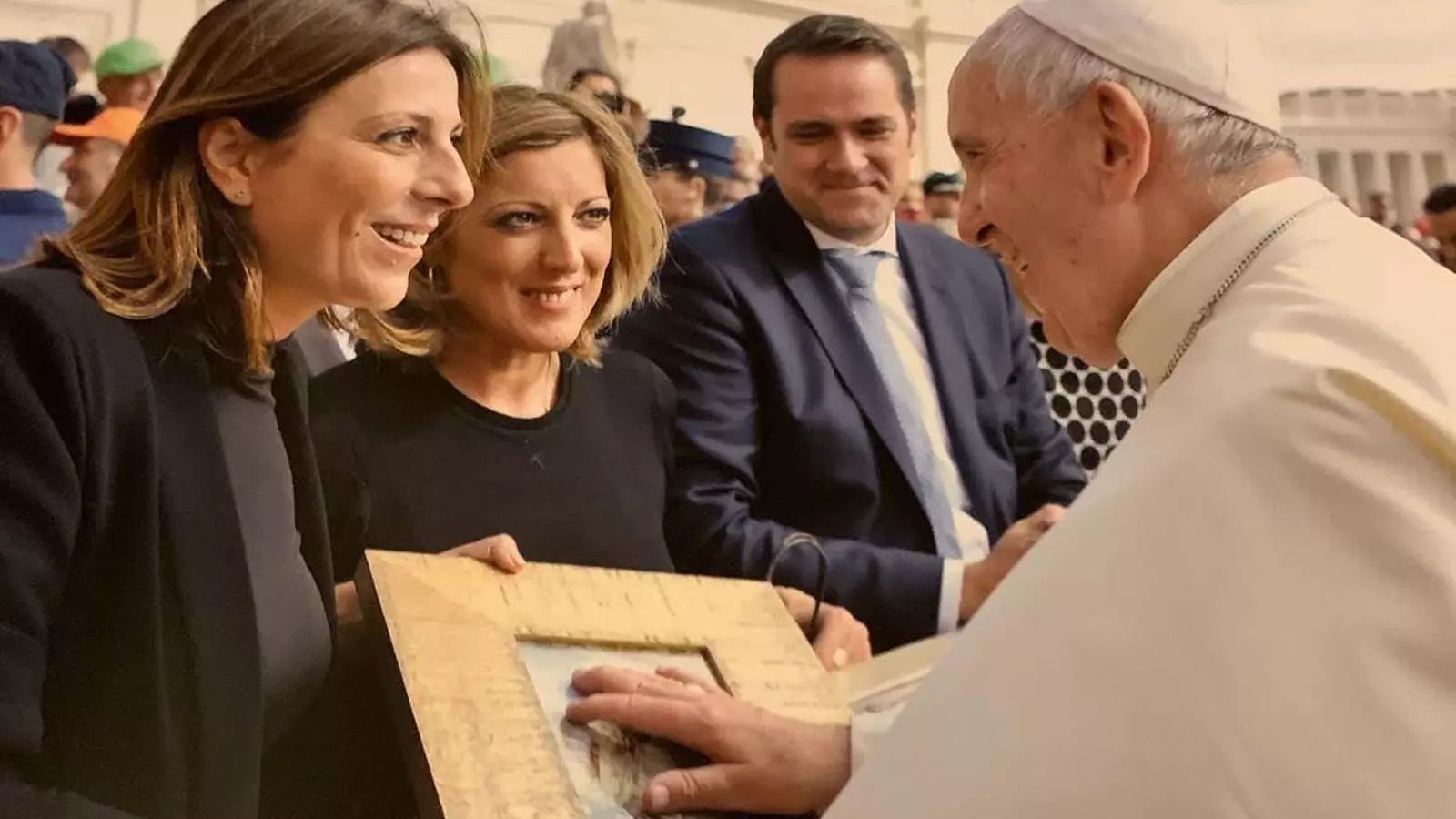 El papa Francisco en encuentros con mlagueños, en imágenes