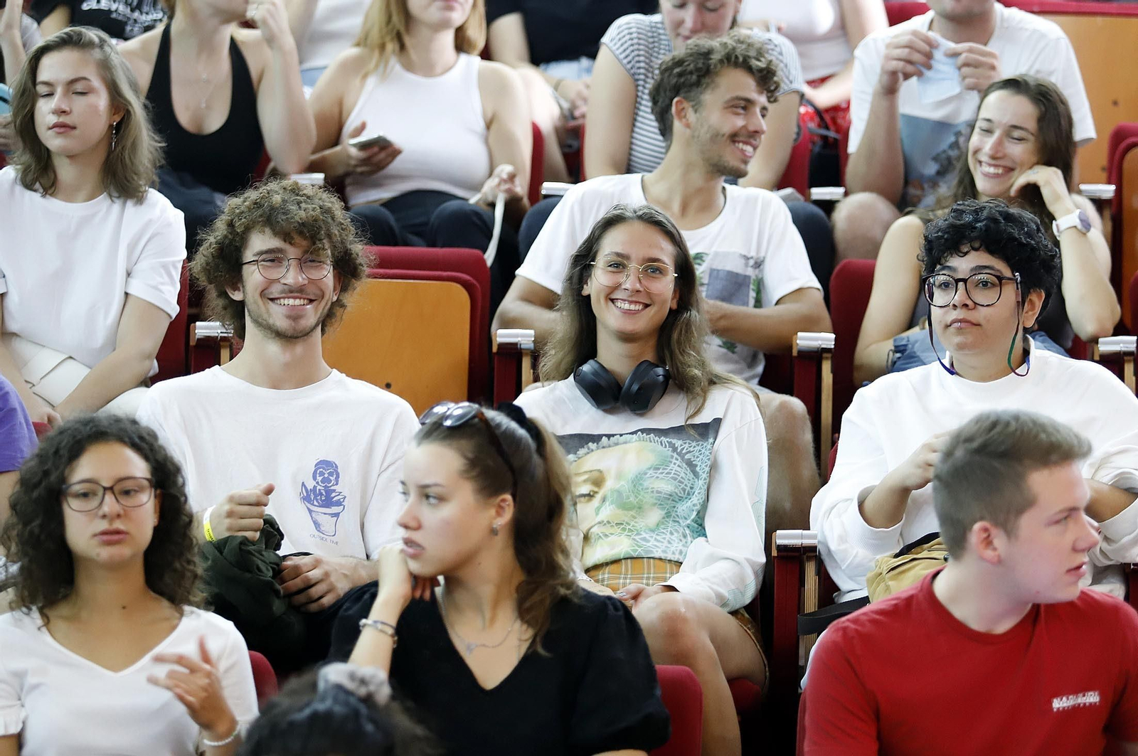 Imágenes de la bienvenida a los Erasmus en la Universidad de Huelva
