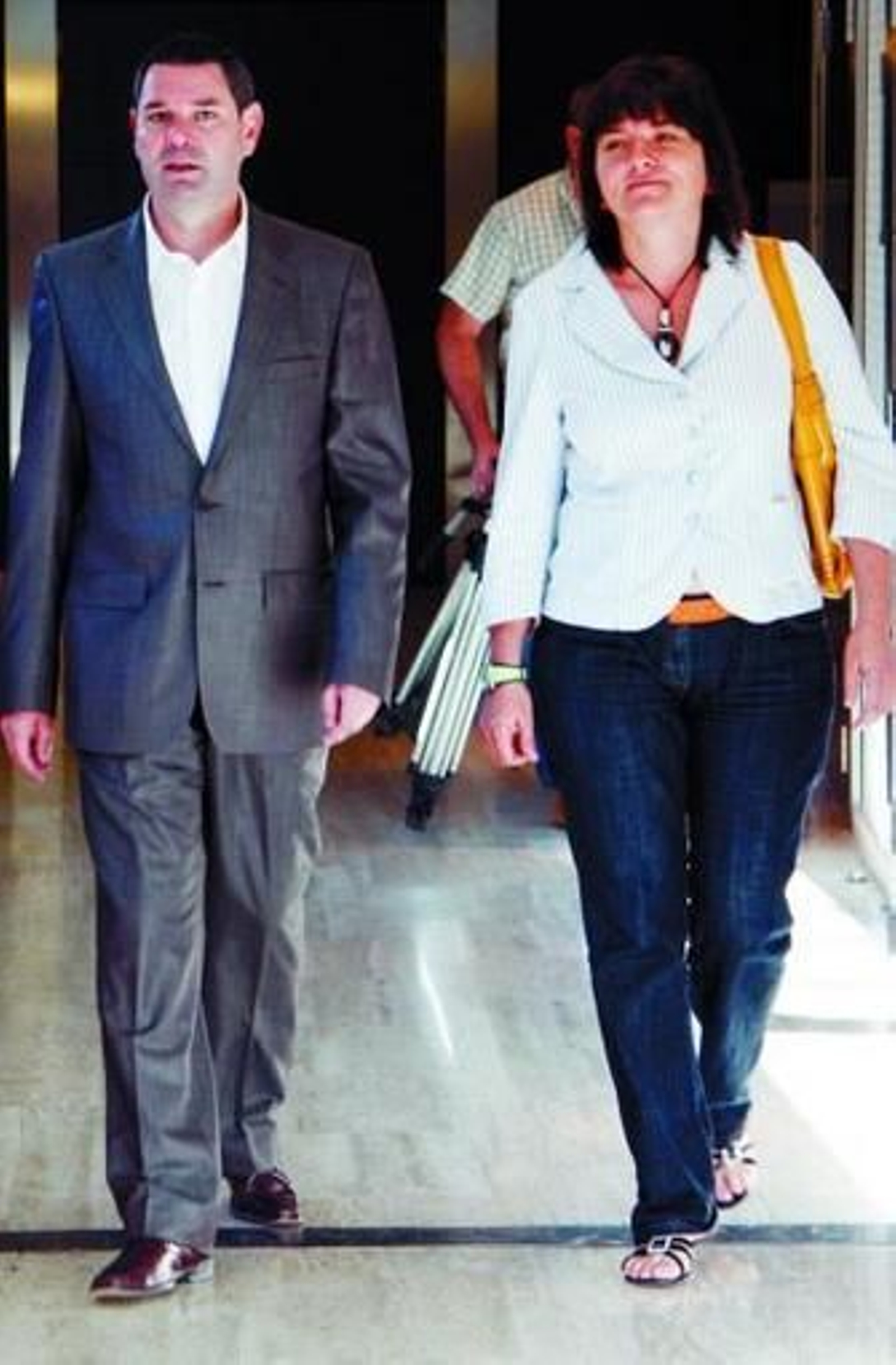 Demetrio Pérez y Matilde Marín, en un acto de los críticos del PSOE.