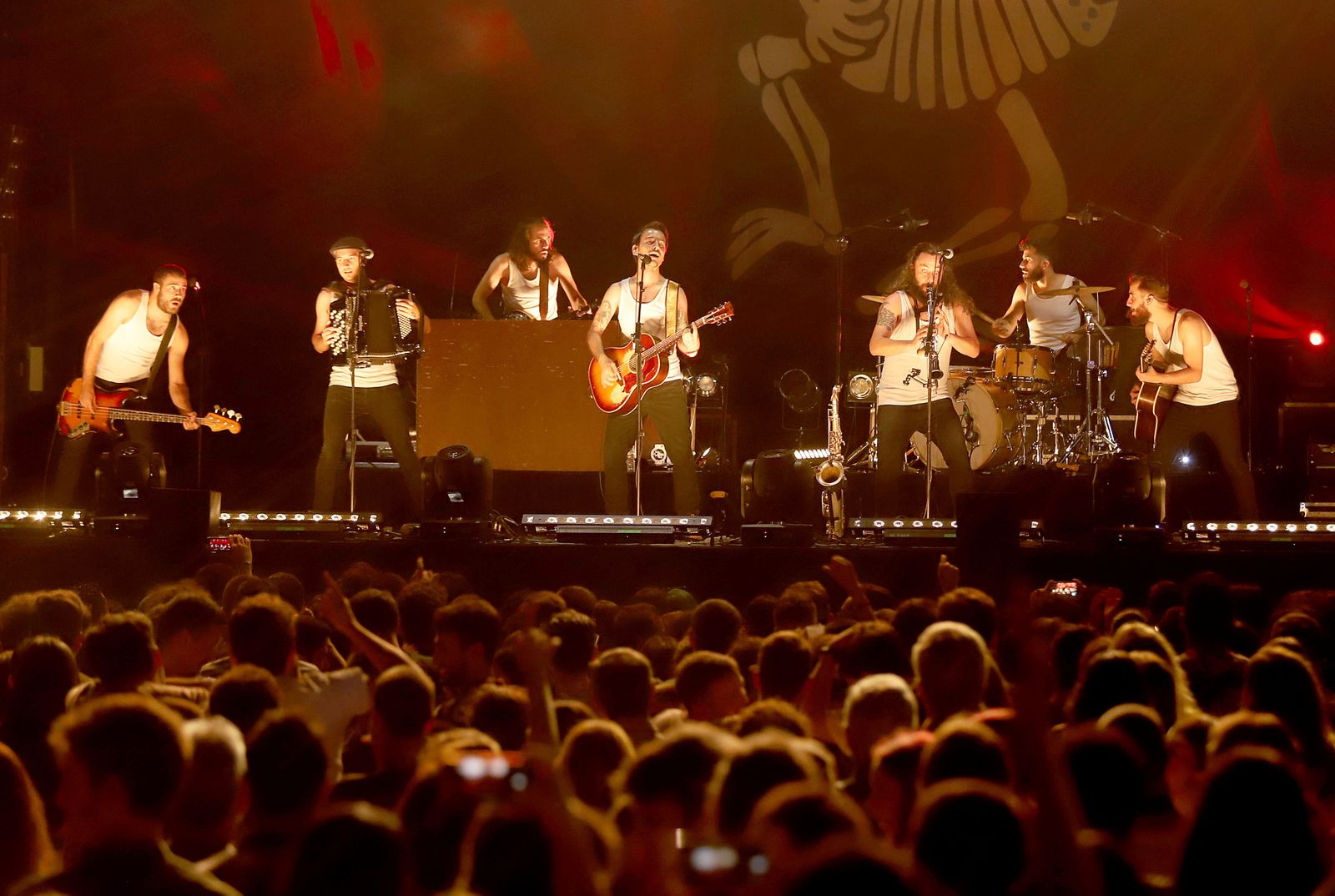 Imágenes del concierto de La M.O.D.A,  en las fiestas Colombinas de Huelva 2019