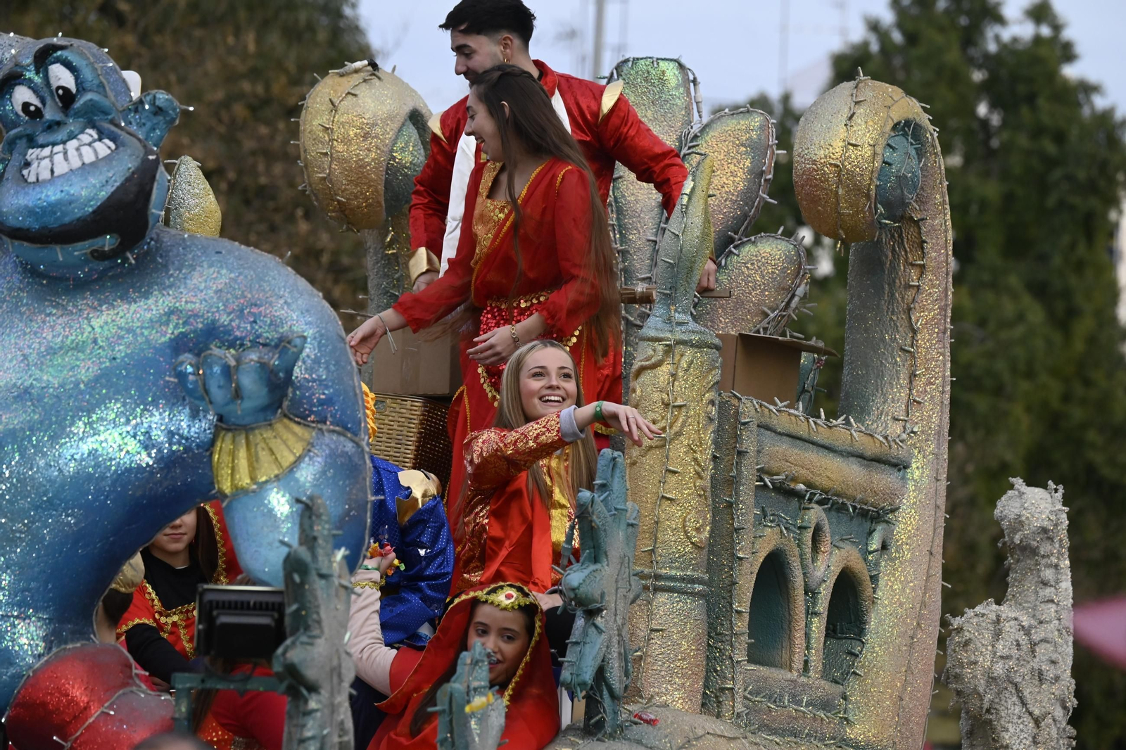 Las mejores fotos del inicio de la Cabalgata de Reyes Magos de Córdoba