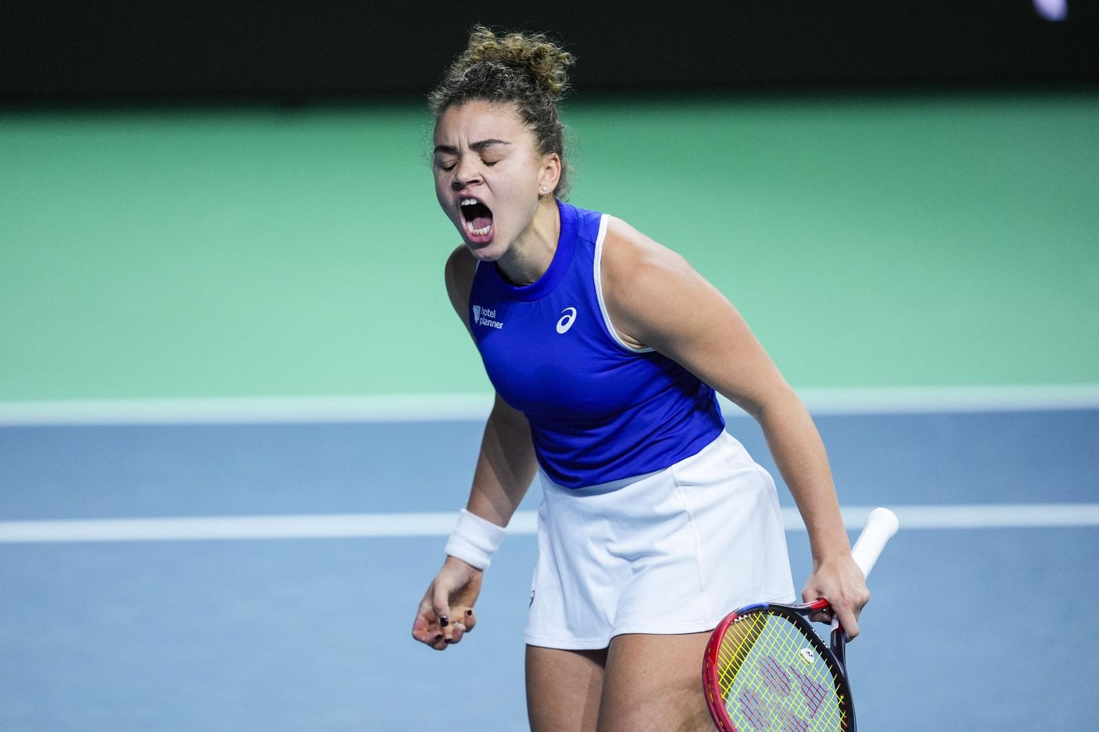 El Italia-Japón de la Billie Jean King en Málaga, en fotos