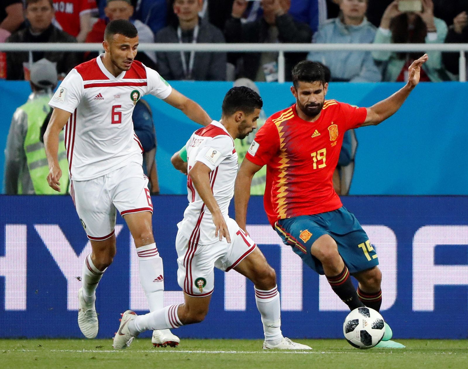 Las imágenes del España-Marruecos