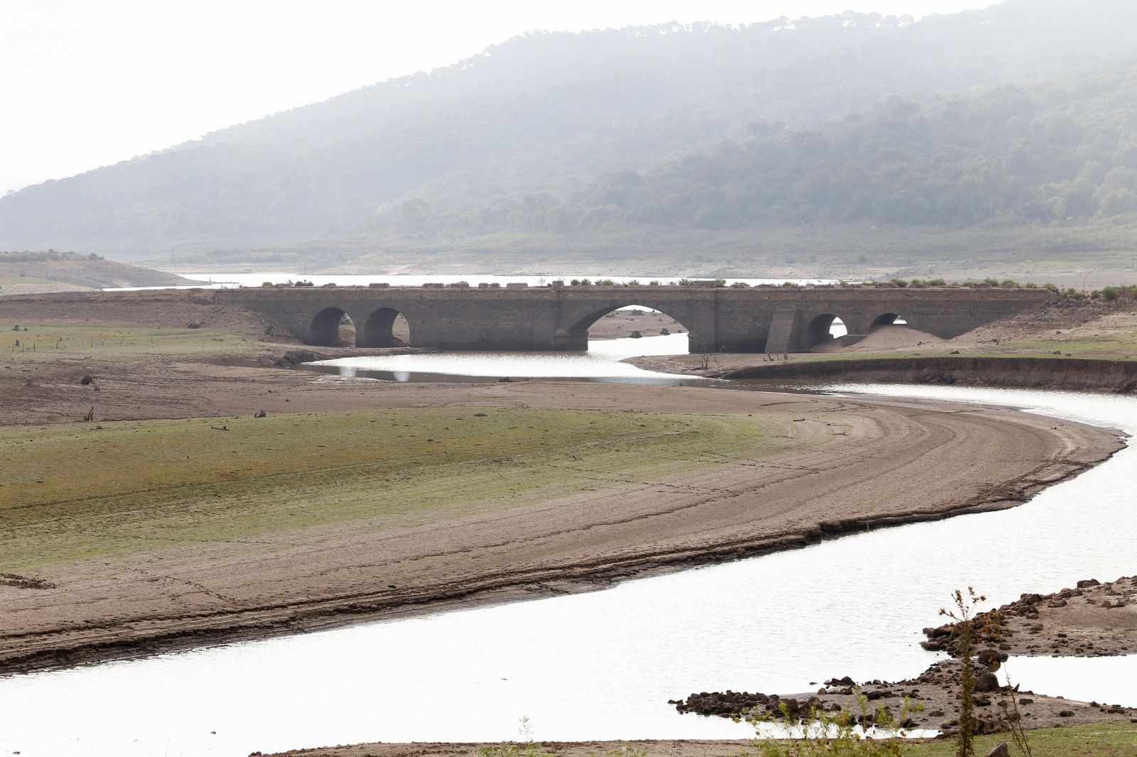Fotos del estado del pantano de Charco Redondo en Los Barrios