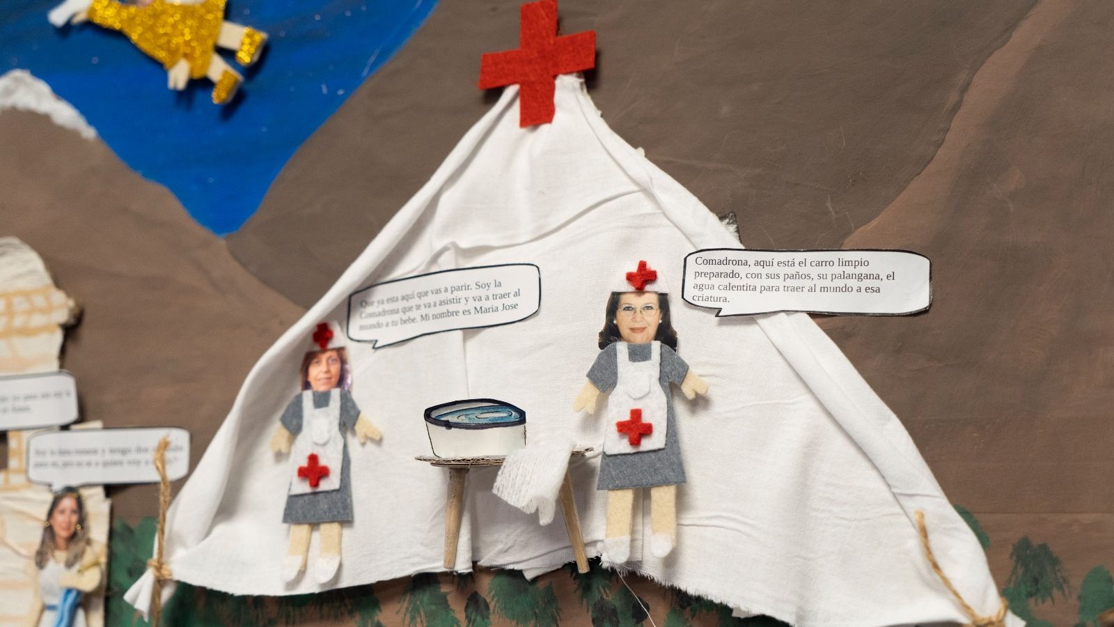 Detalle del  belén del primer premio.