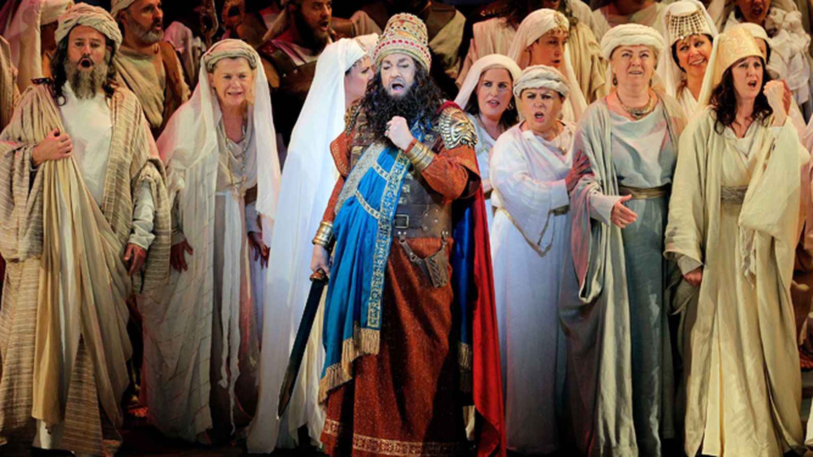 Una imagen de la actuación del tenor.