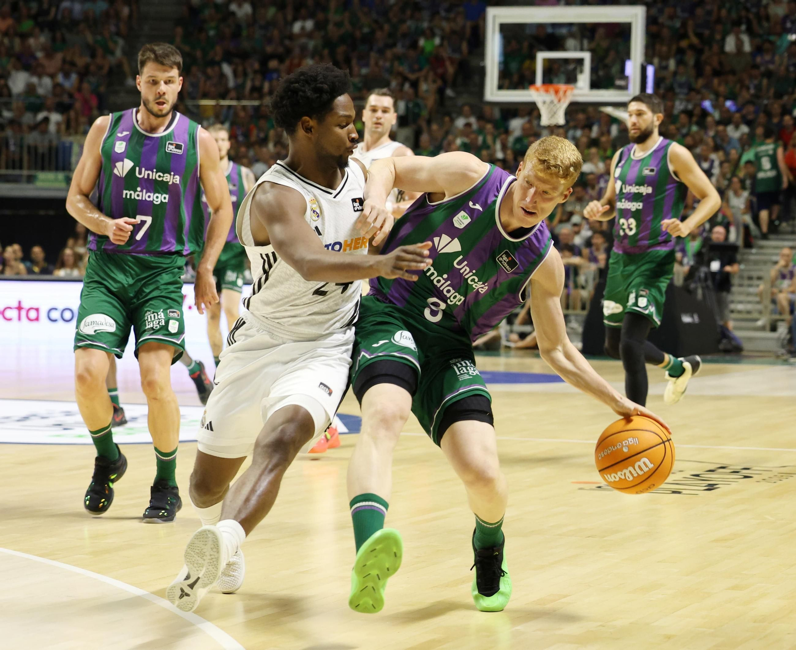 El Unicaja-Real Madrid, en fotos
