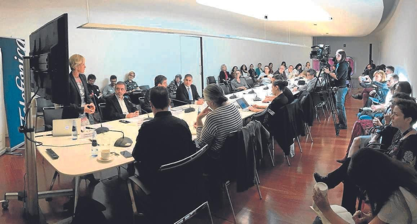 Imagen de la presentación del estudio Big Data realizado en el Museo Reina Sofía.