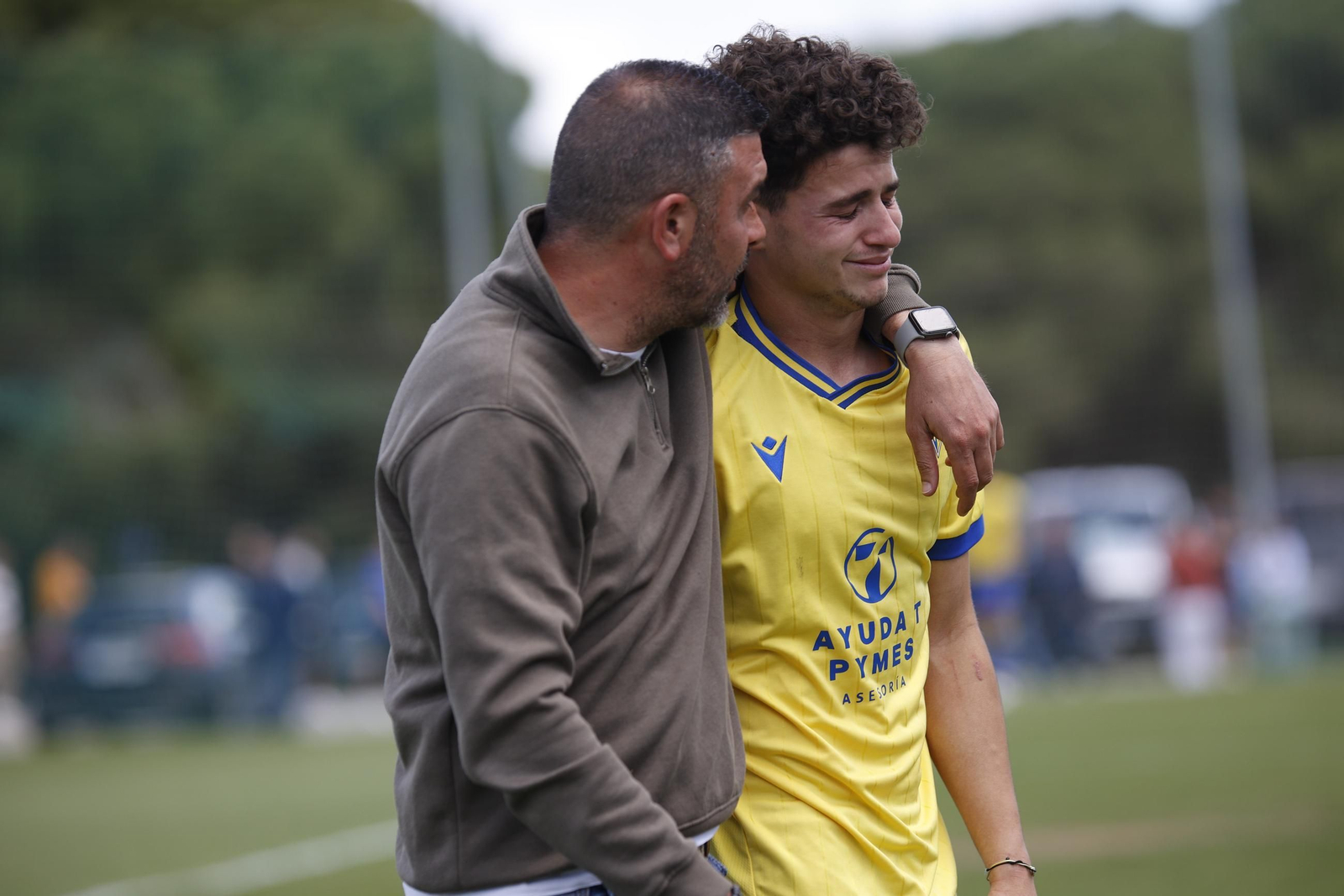 Las imágenes del partido entre el Cádiz Mirandilla y el San Fernando