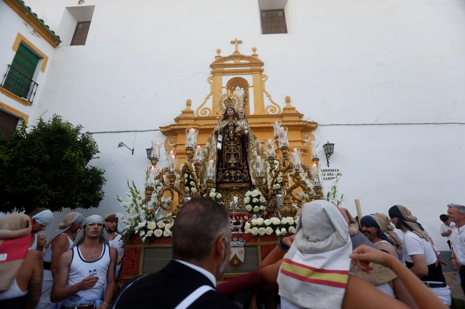 La procesión de la Virgen del Carmen de Puerta Nueva, en imágenes