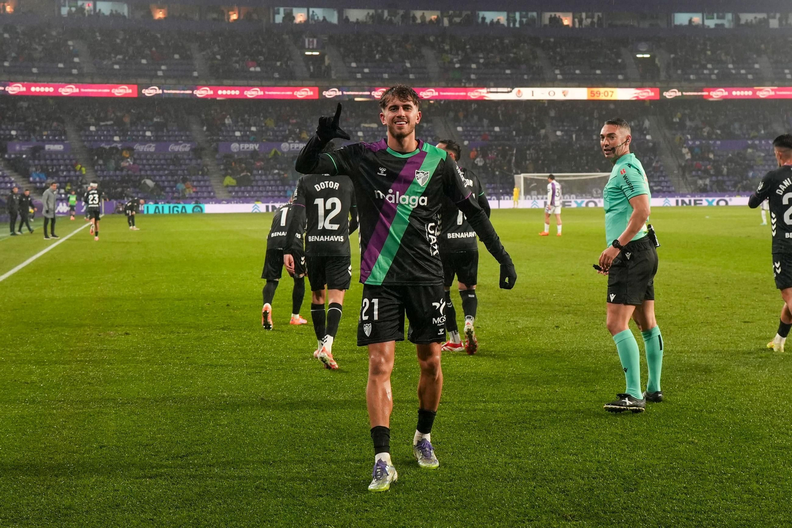 El Real Valladolid-Málaga CF, en fotos