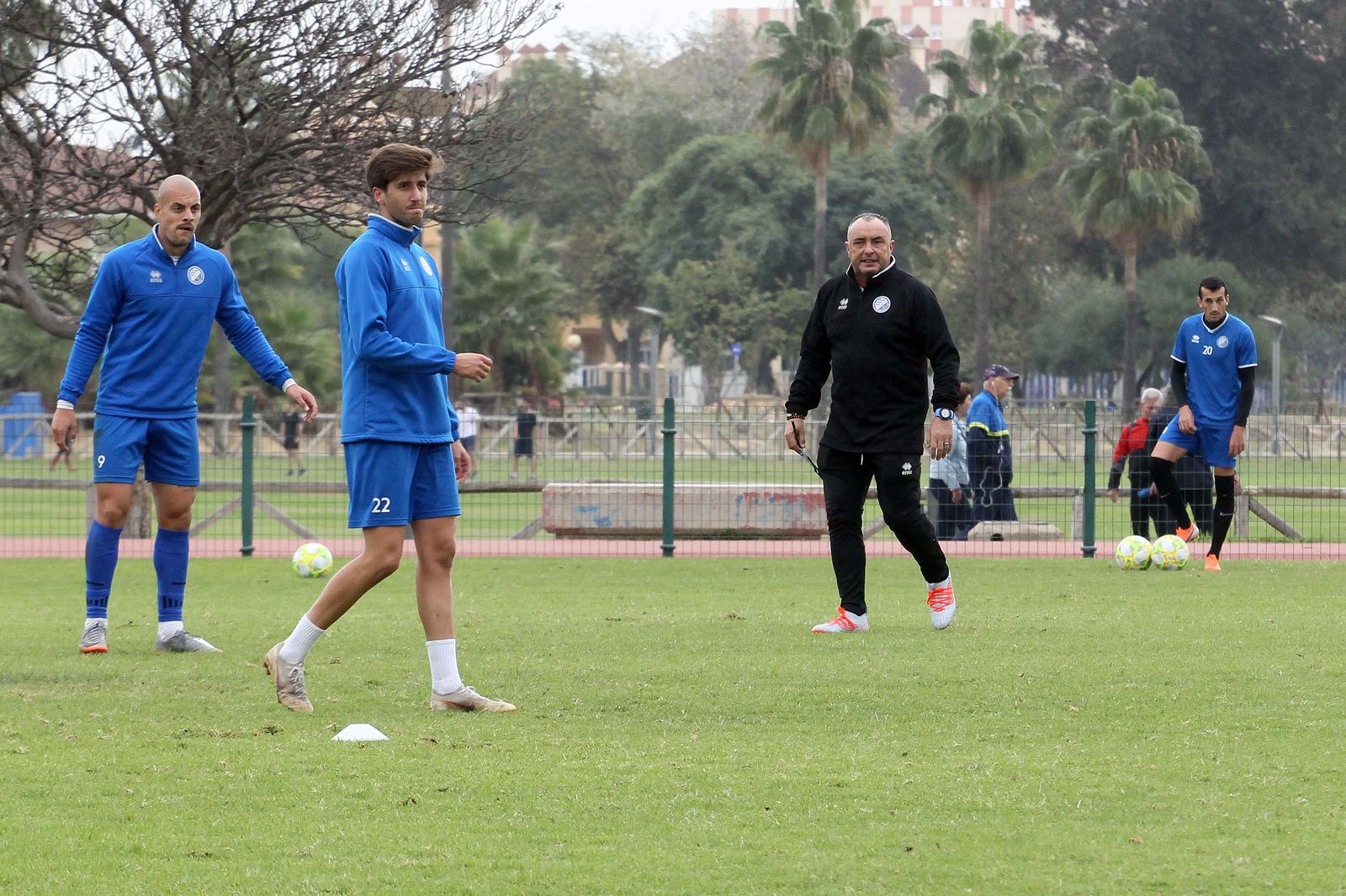 Primer entrenamiento de Josu Uribe con el Xerez DFC