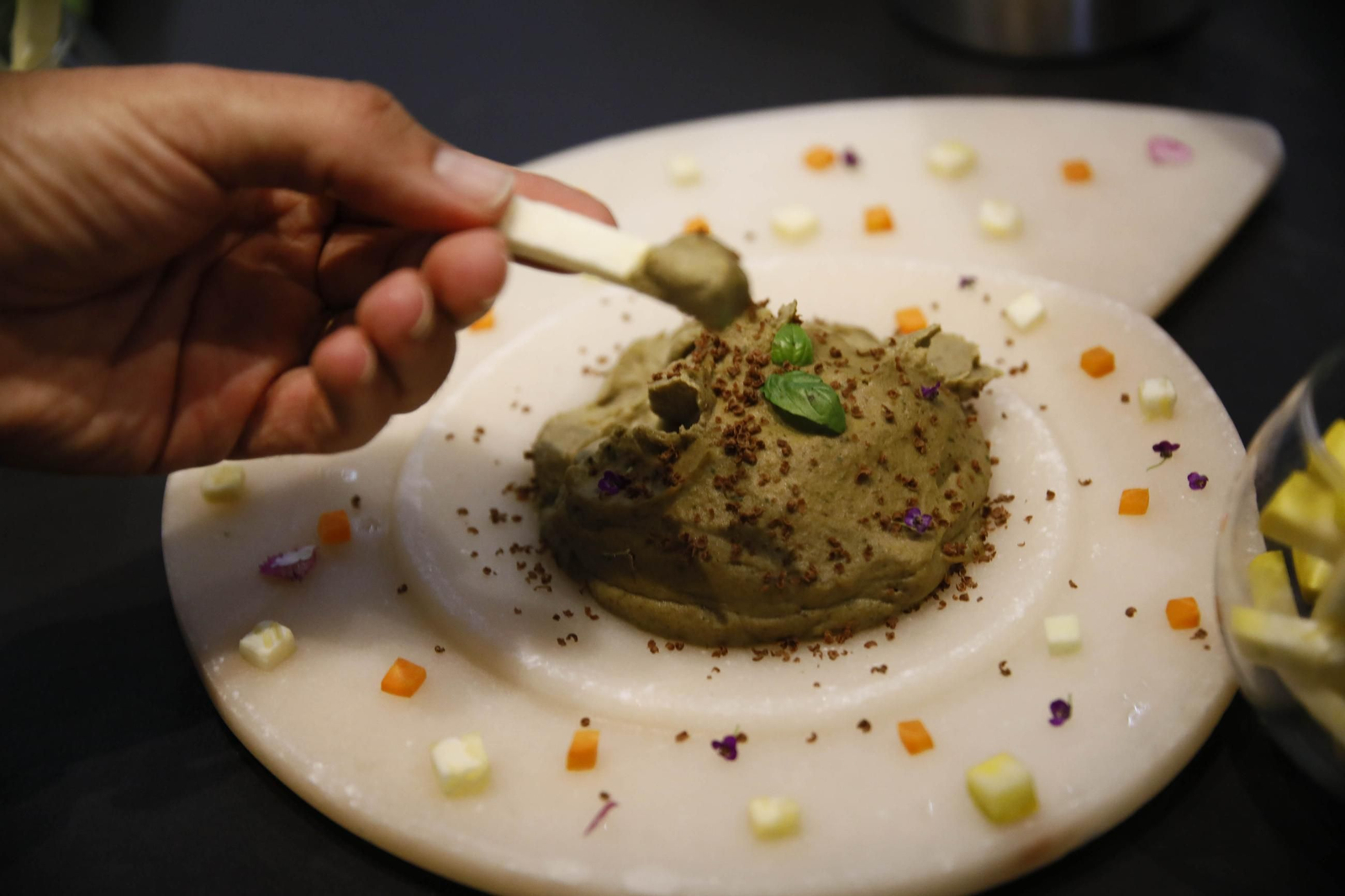 Las imágenes de una nueva variedad de berenjena en Almería