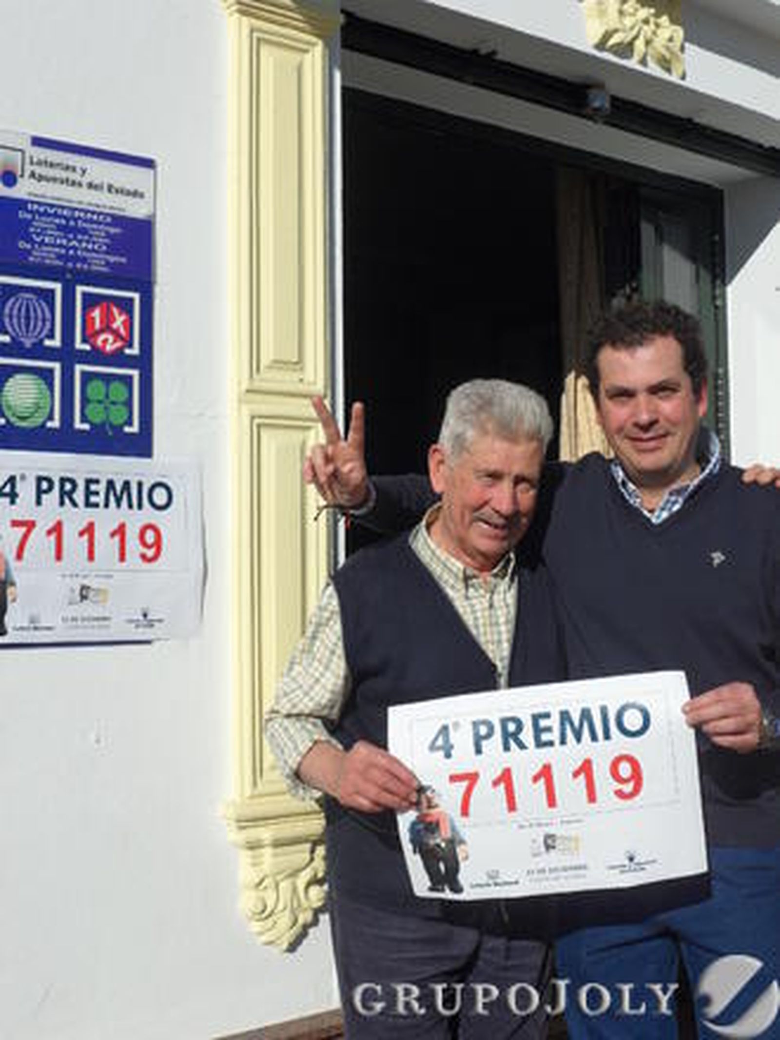 Las imágenes de una jornada de Lotería con lluvia de premios en la provincia de Huelva