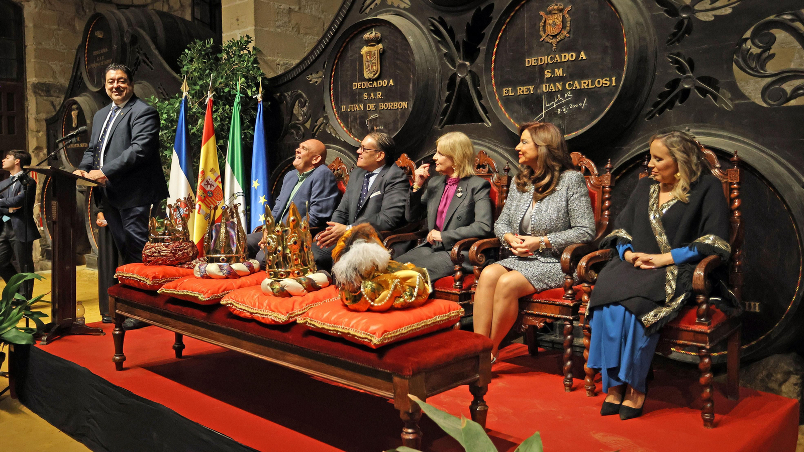 Presentación de los Reyes Magos 2024 de Jerez en Bodegas González Byass