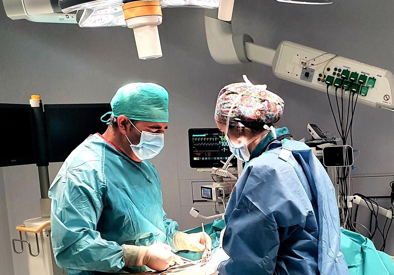 Imagen de una cirugía en el Quirónsalud de Córdoba.