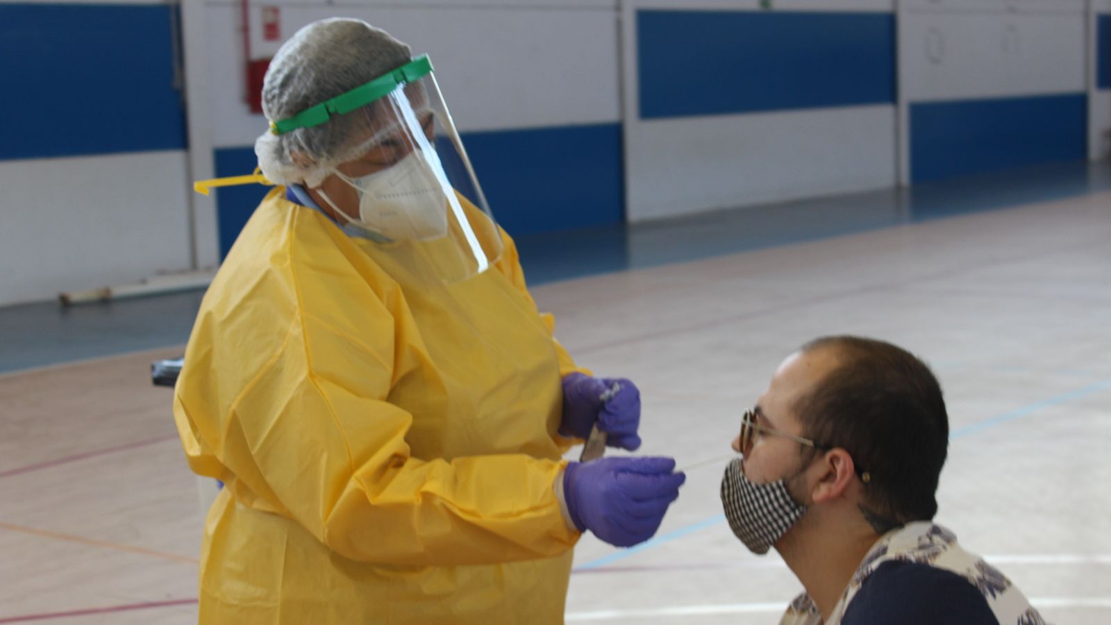 Realización del test rápido de antígenos este jueves en Pulpí.