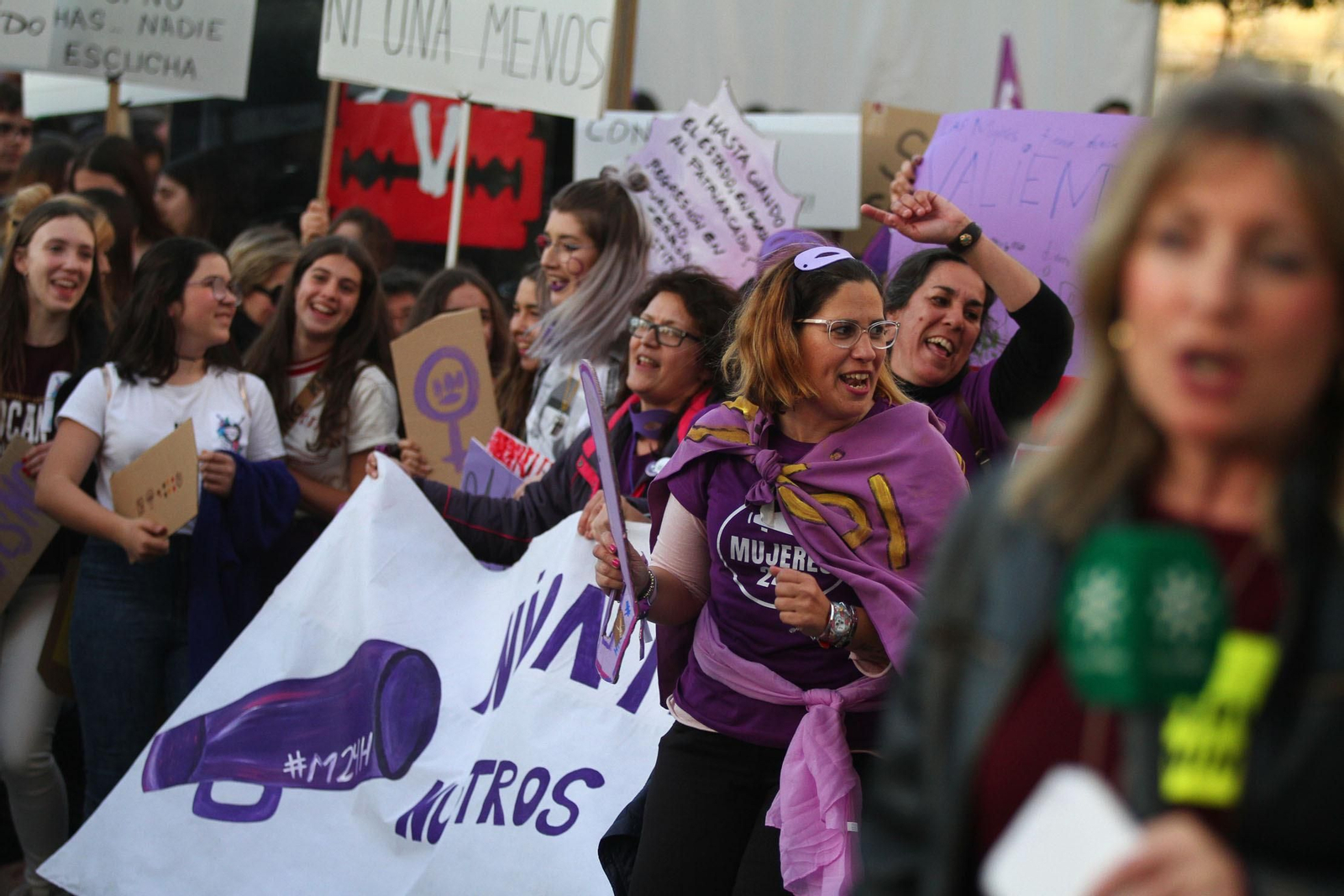 Imágenes de la Manifestación del día Internacional de la Mujer