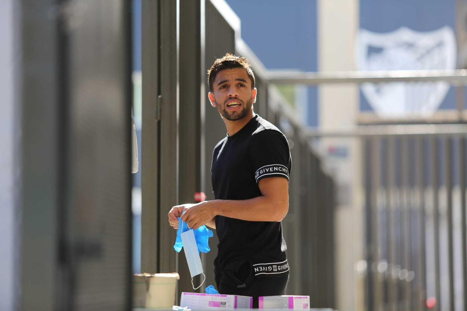 Las fotos de los jugadores del Málaga CF en La Rosaleda para los test