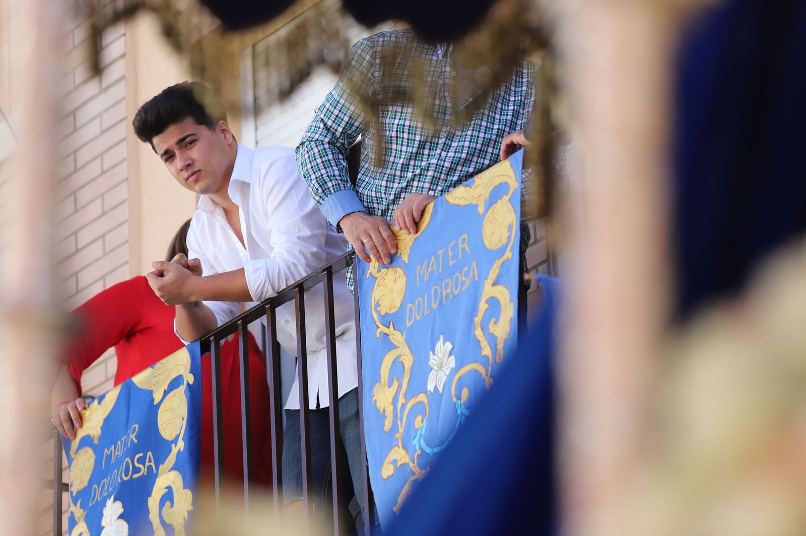 Imágenes de la procesión de la hermandad de la Lanzada de Huelva