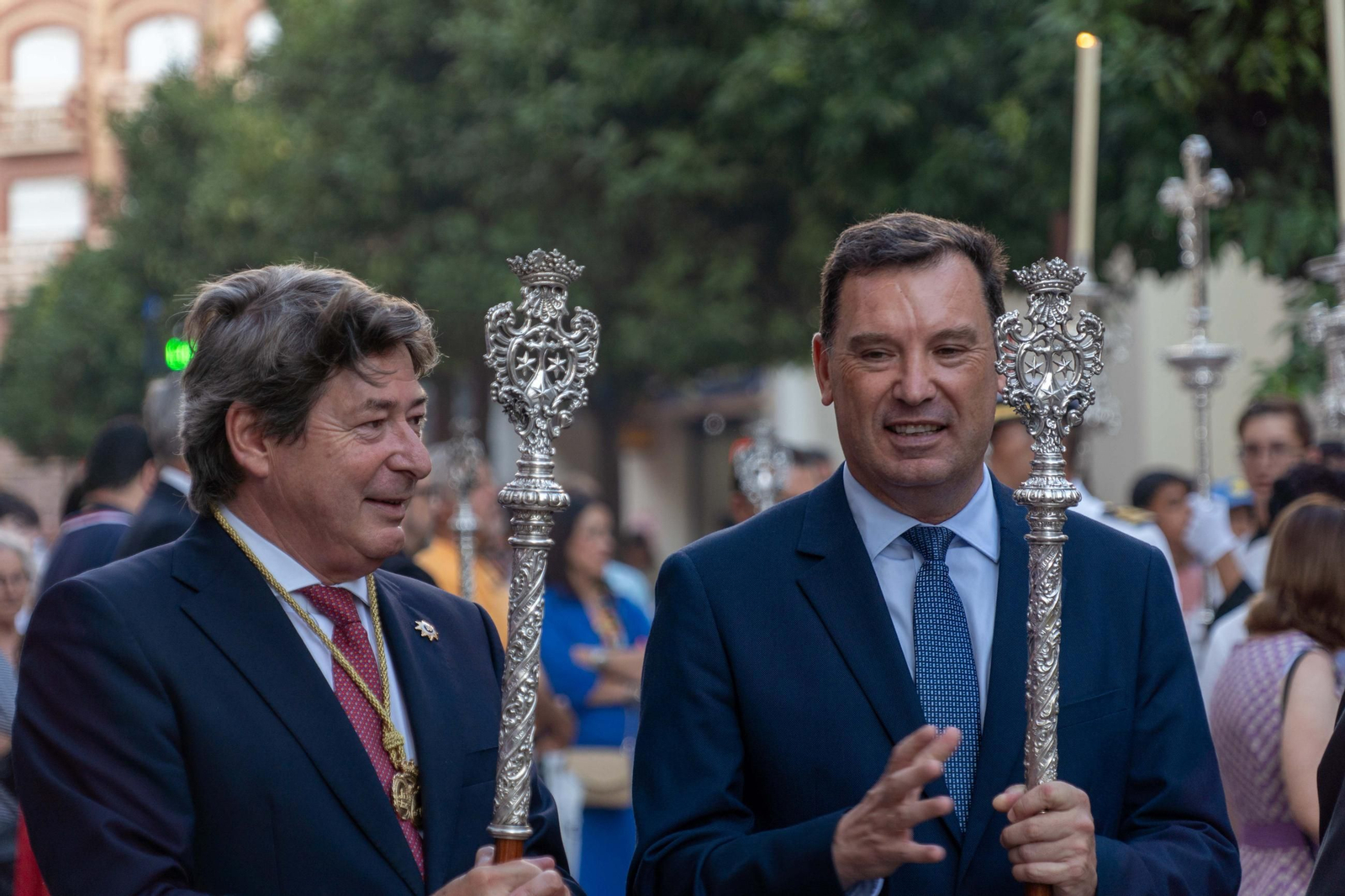Imágenes de la procesión La Virgen del Carmen por las calles de Huelva