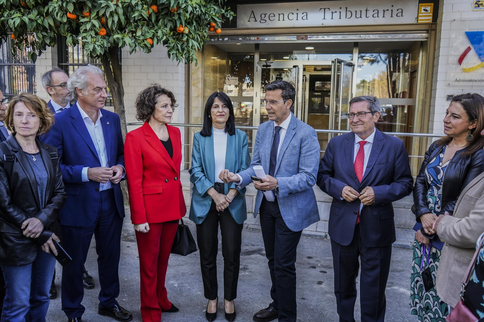 Visita institucional a la futura sede de la ADI en Granada.