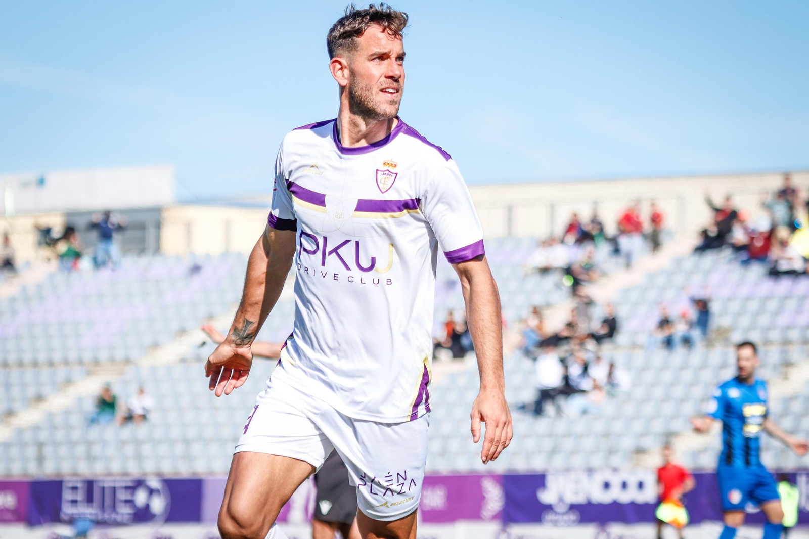 Carlos Fernández, en el partido ante el Arenas de Armilla.