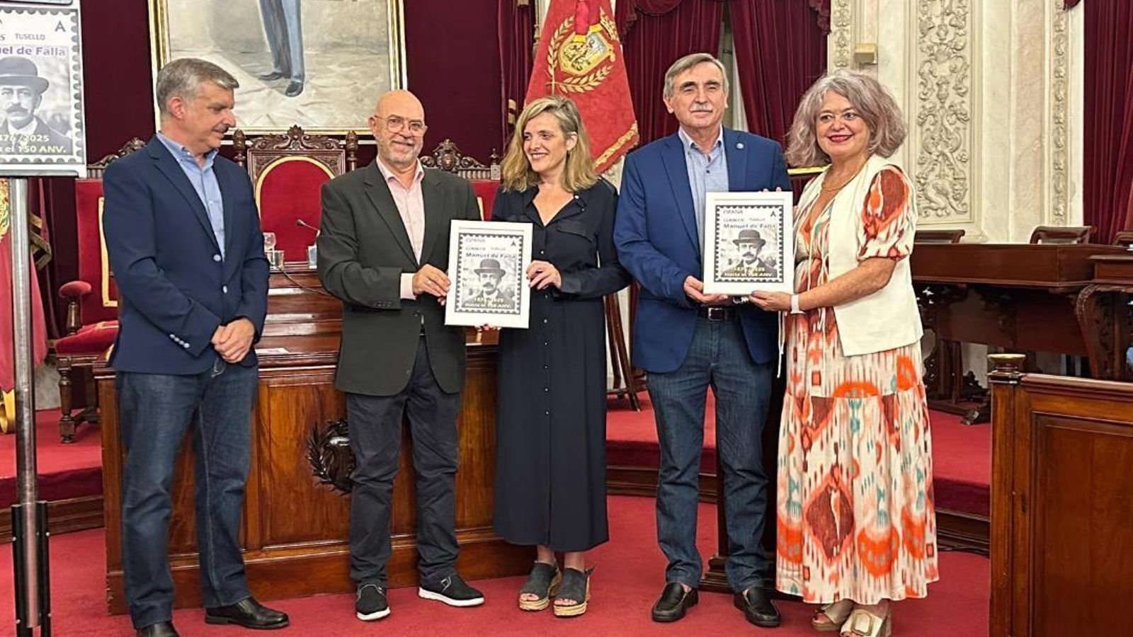 Víctor de la Torre, Paco Velázquez, Maite González, Juan Antonio Casas y Blanca Flores.