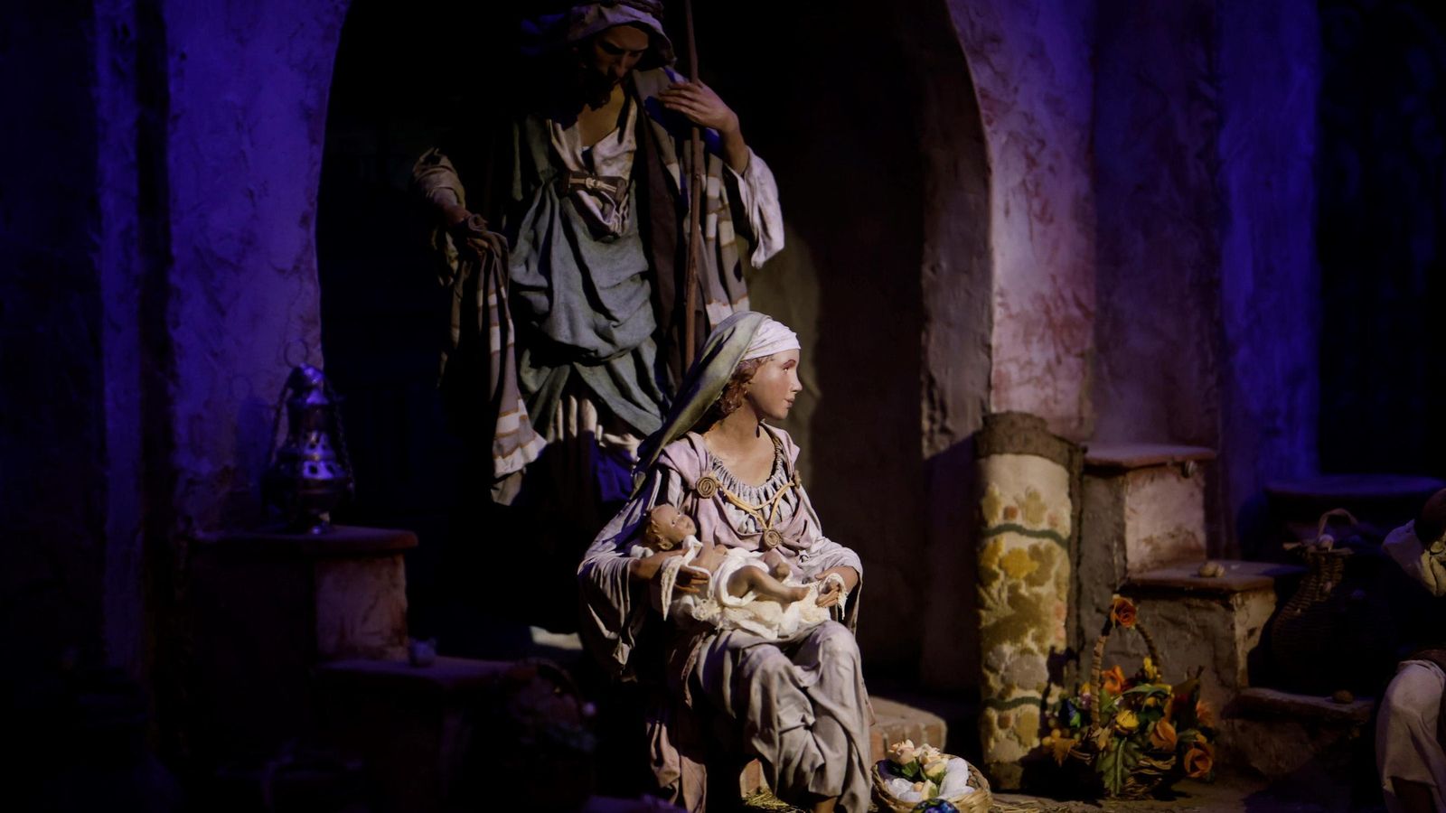 Escena del Nacimiento del Belén Municipal de Córdoba