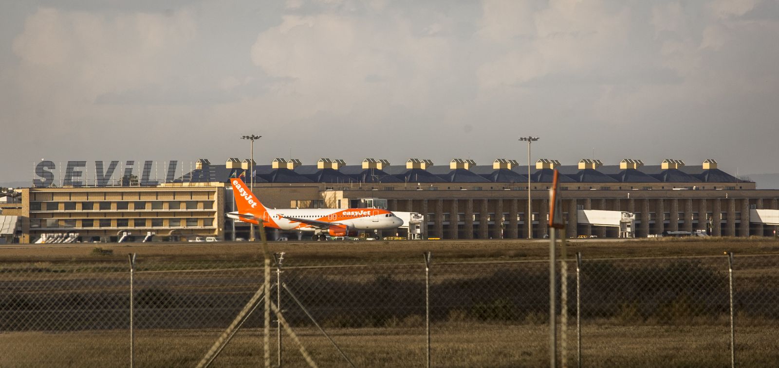 La terminal del aeropuerto de San Pablo de Sevilla.