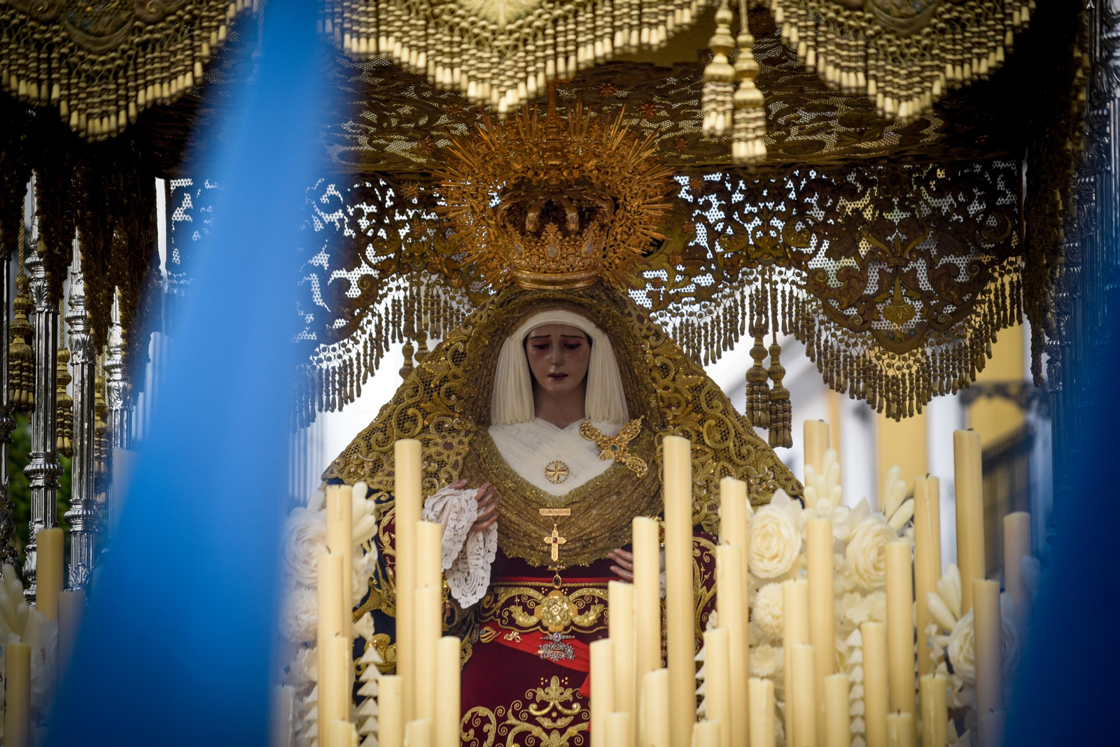 Las imágenes de la Hermandad de San Esteban en la Semana Santa de Sevilla 2024