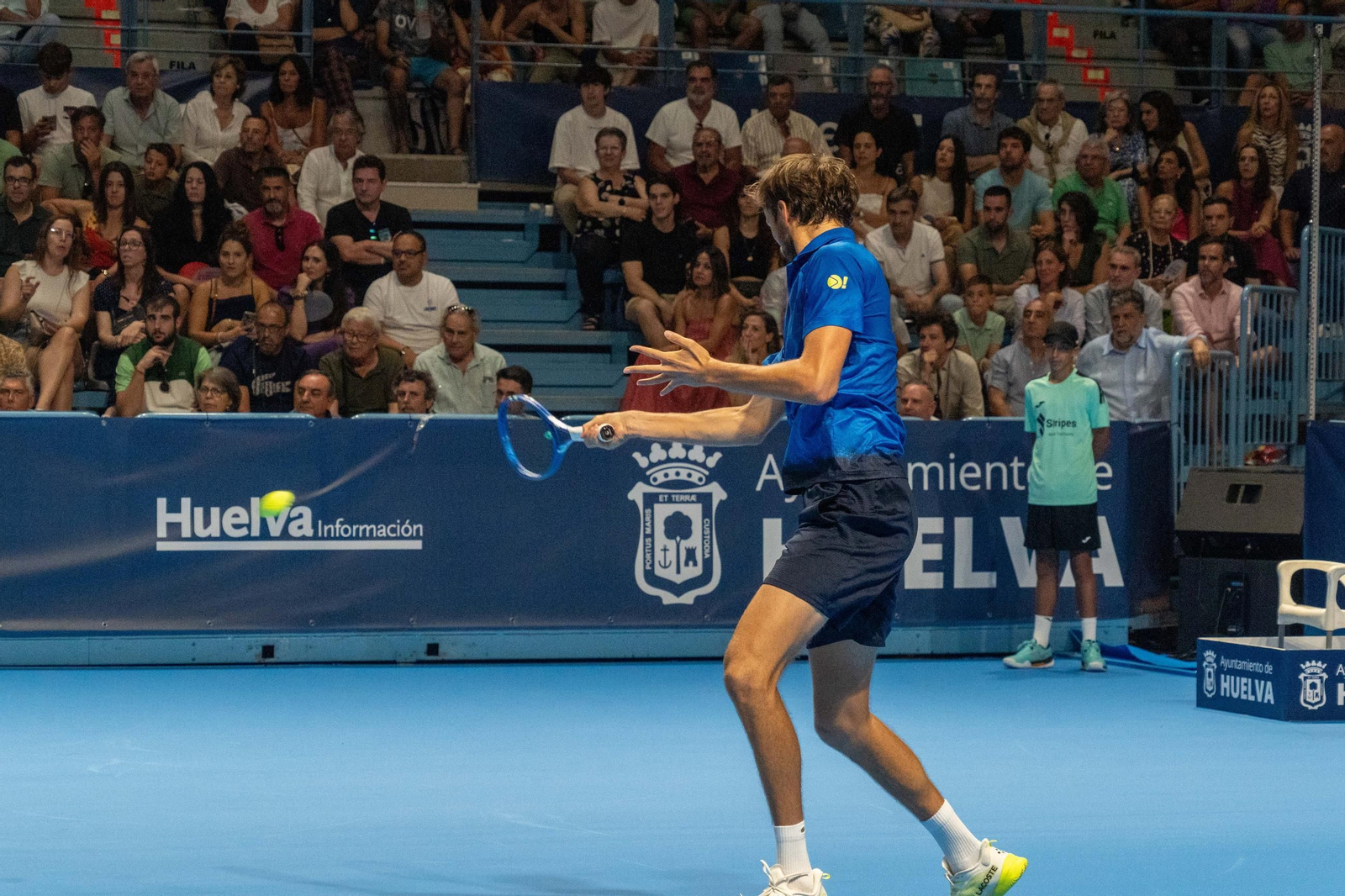 Imágenes de la final masculina de la Copa del Rey de tenis entre Daniil Medvedev y Alejandro Davidovich