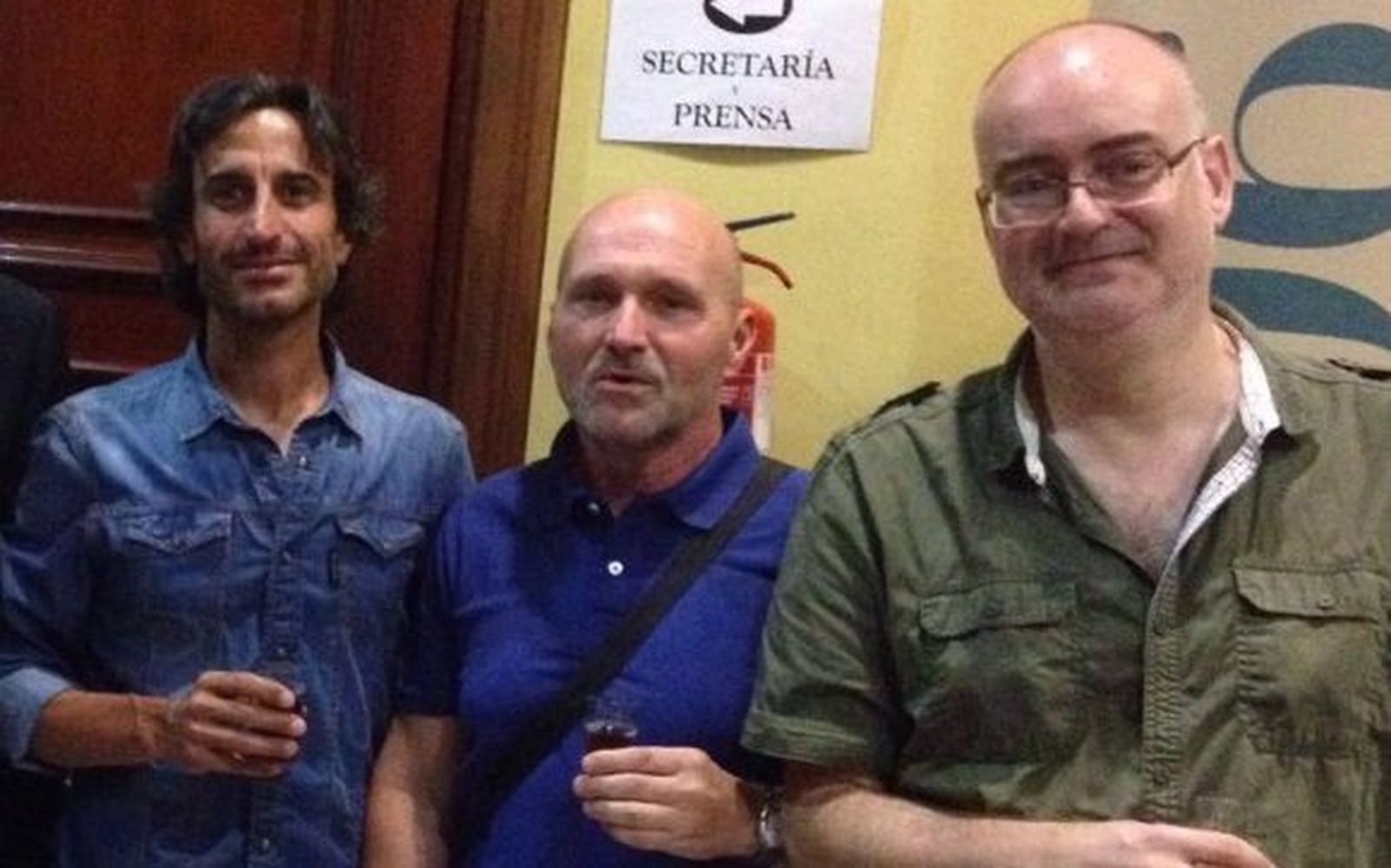 Los profesores de la Universidad de Cádiz, Pepe Jurado, Javier de Cos y Fernando Durán.

Foto: Ignacio Casas de Ciria