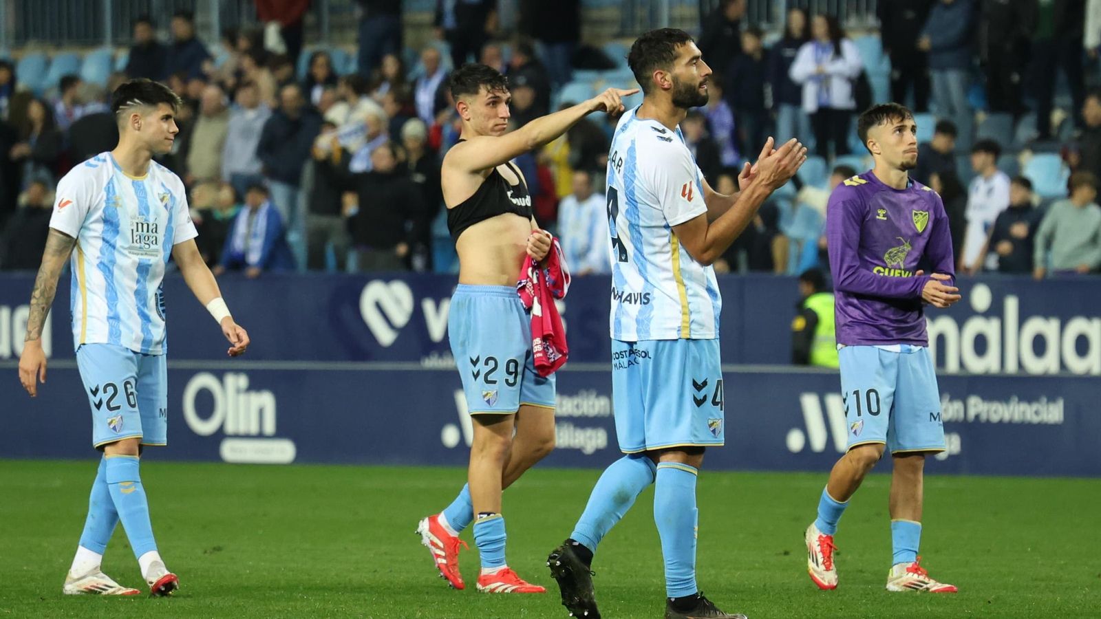 El Málaga CF-CD Tenerife, en fotos