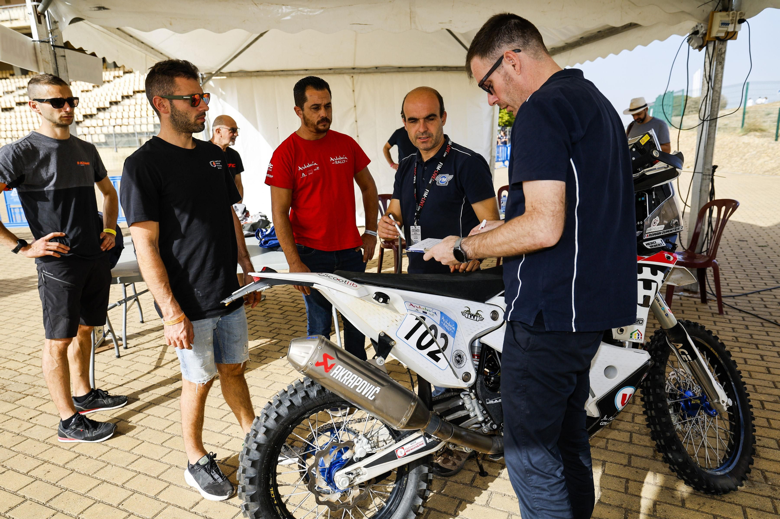 Las imágenes del 'Dakar' de Dos Hermanas