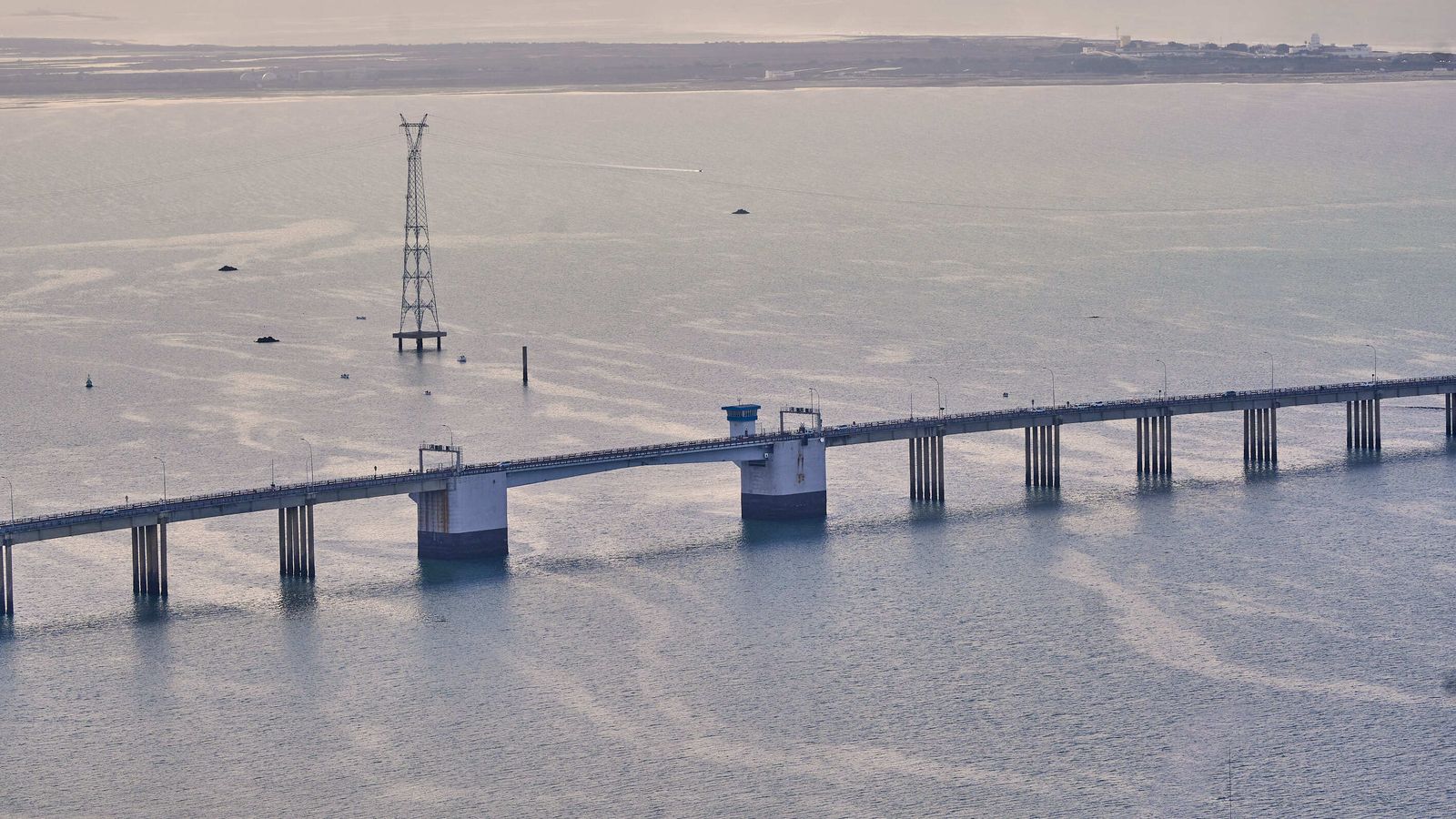 Vista desde la torre de Endesa en Puerto Real.