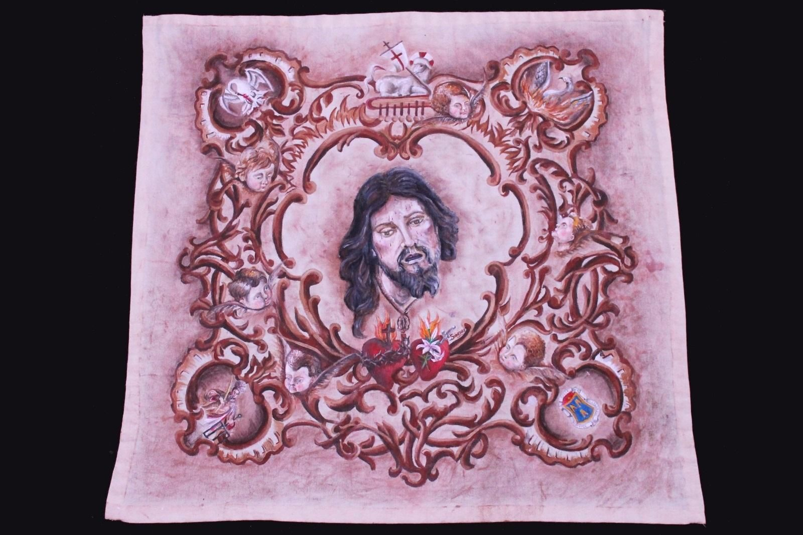 El paño de la Verónica de Afligidos pintado para 2019