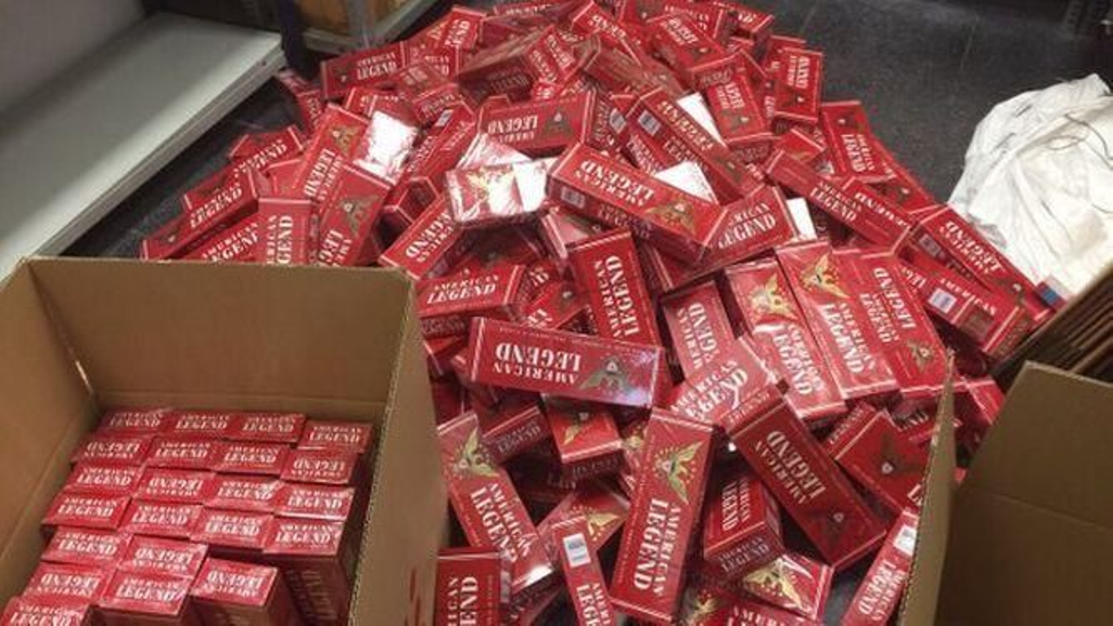 Cajetillas de tabaco de una intervención policial.