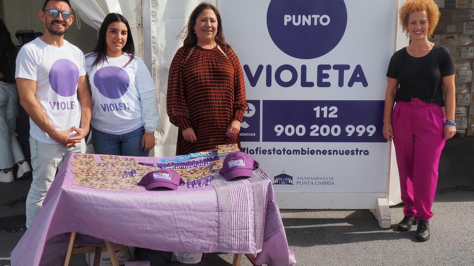 El Ayuntamiento ha instalado en el recinto ferial un Punto Violeta