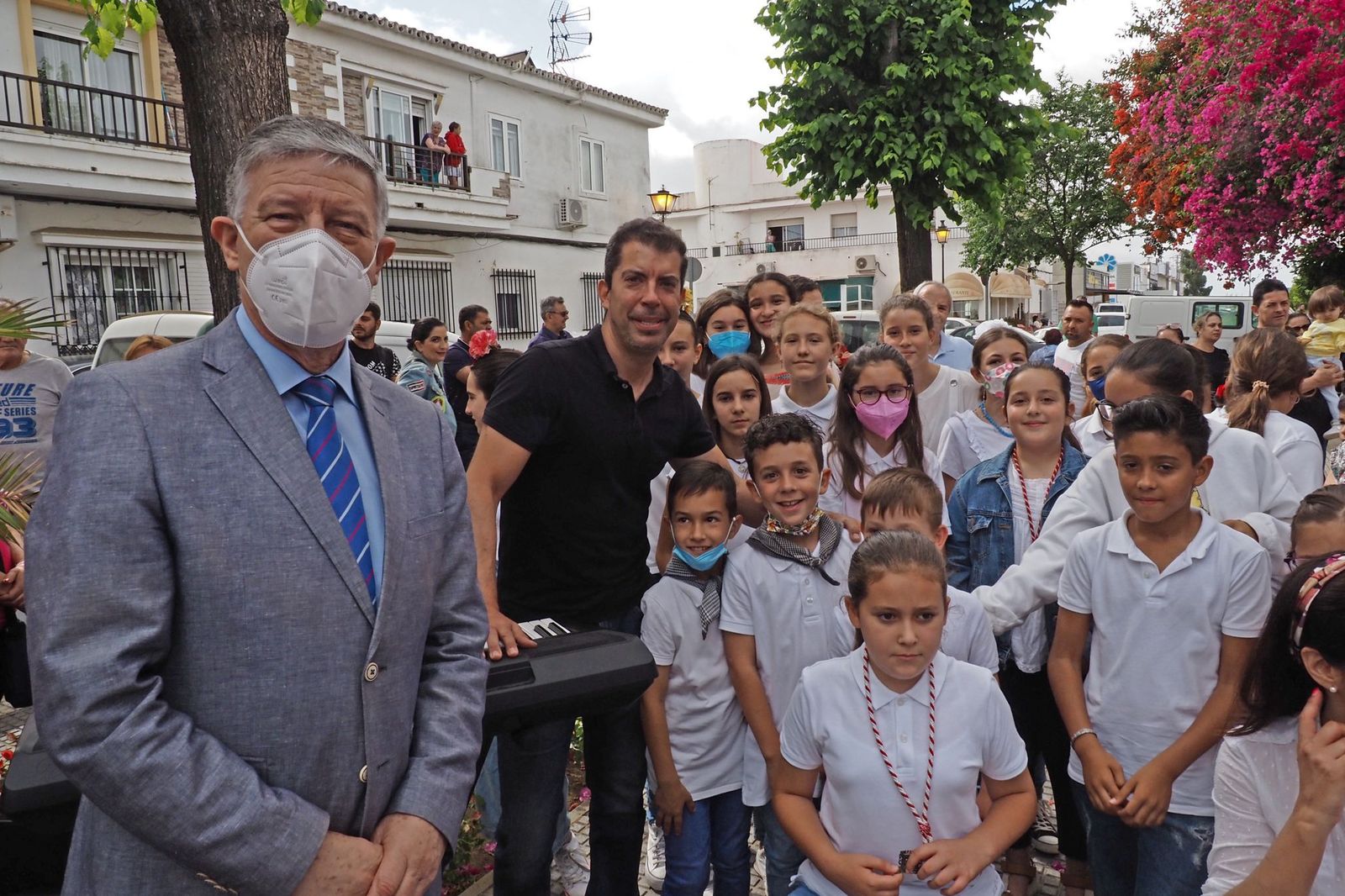 Salida de la Hermandad del Rocío de Palos de la Frontera