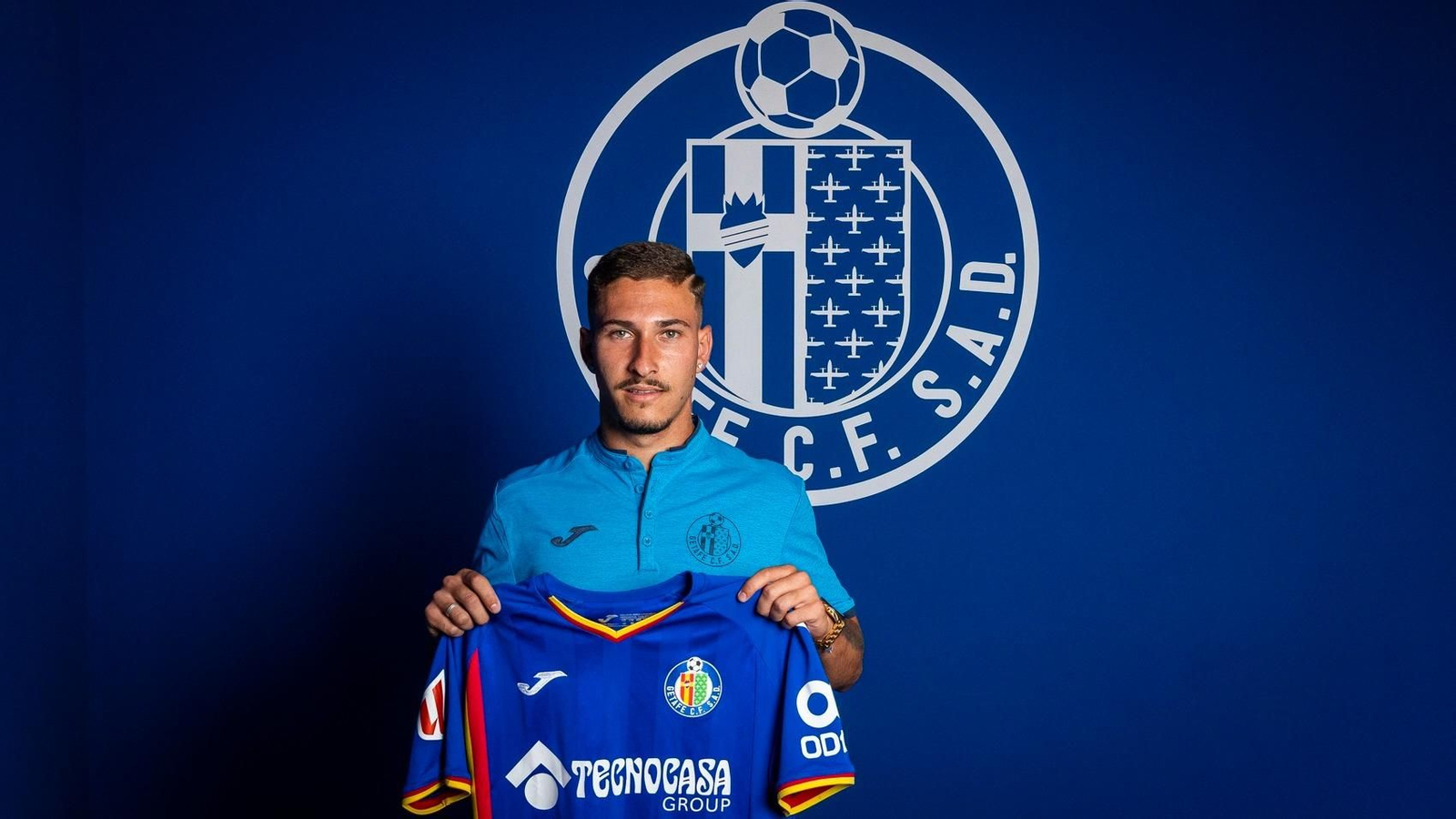 Carlos León, con la camiseta del Getafe.