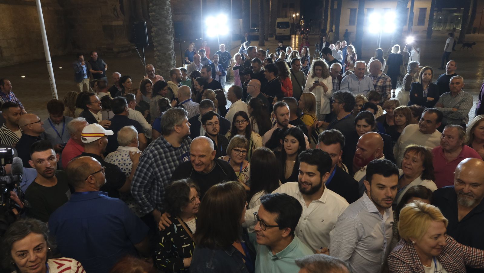 Imágenes de la noche de Elecciones Municipales 2023, en Almería
