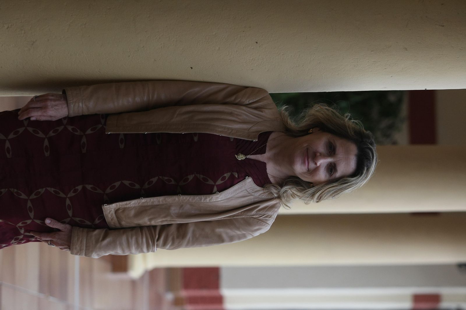 Pilar Jurado, en el Hotel Reina Cristina de Algeciras.