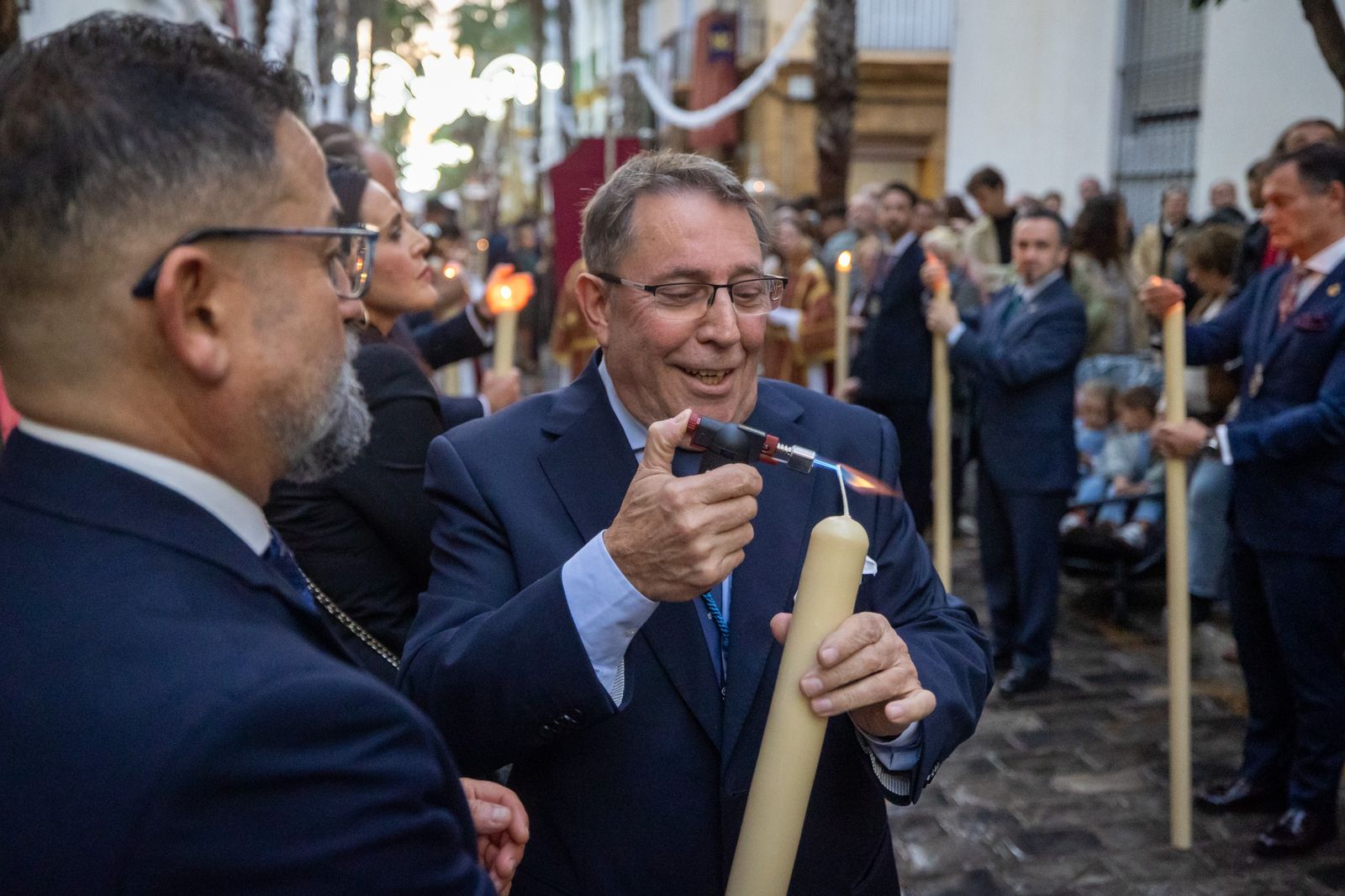 Las imágenes de la procesión de la Virgen de la Palma, en Cádiz